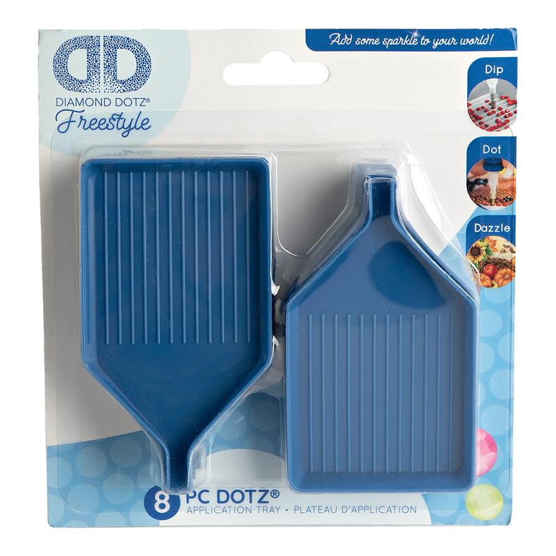 DD 8 Blue Trays with pouring lip