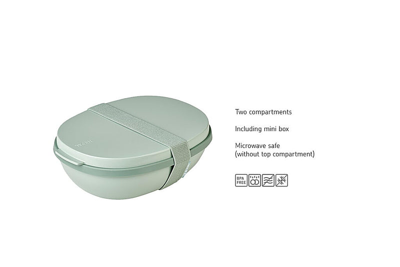 MEPAL - ELLIPSE Duo-Lunch Box Nordic-Sage