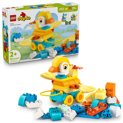 LEGO - 10448 - DUPLO - 3in1 Animals on Wheels - F25