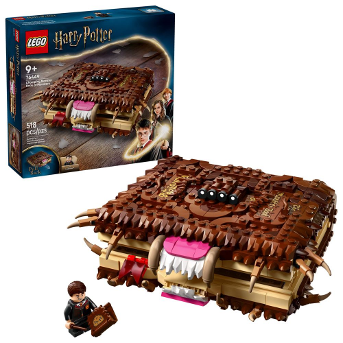 LEGO - 76449 - HARRY POTTER - Chomping Monster Book of Monsters - 518pcs - F25
