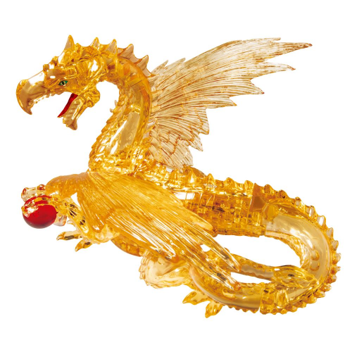 University Games - DRAGON (GOLDEN), DELUXE CRYSTAL PUZZLE