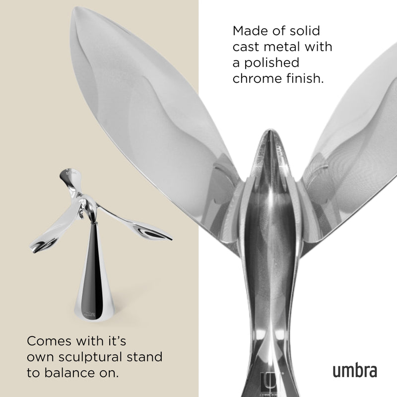 UMBRA - Tipsy Balancing Bottle Opener _ Chrome