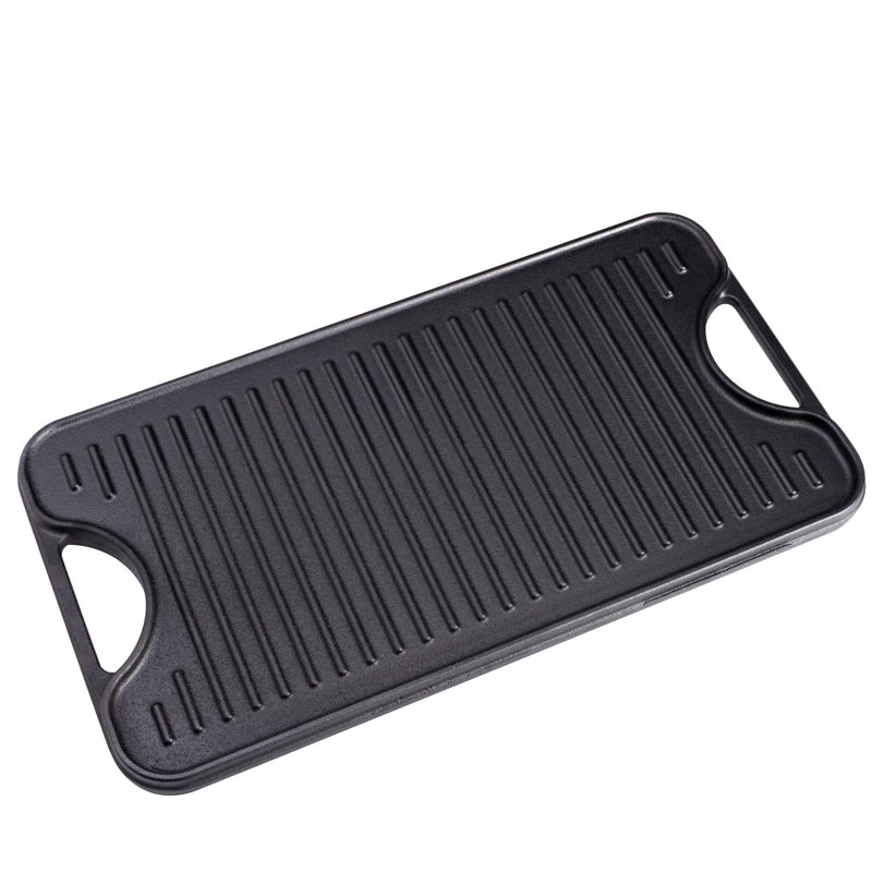 Victoria - Reversible Cast Iron Griddle - 47 x 25 cm