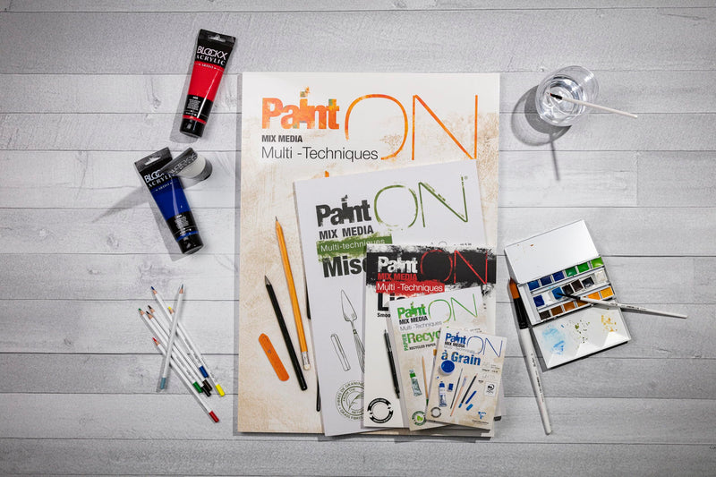 Clairefontaine - Paint'On Misca Glued Drawing Pad A5 15S 250g/M²