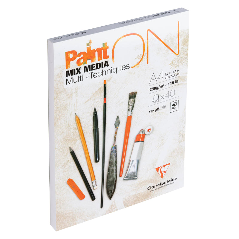 Clairefontaine - Painting on Multi Technic A4 250g  40S  21x29.7cm