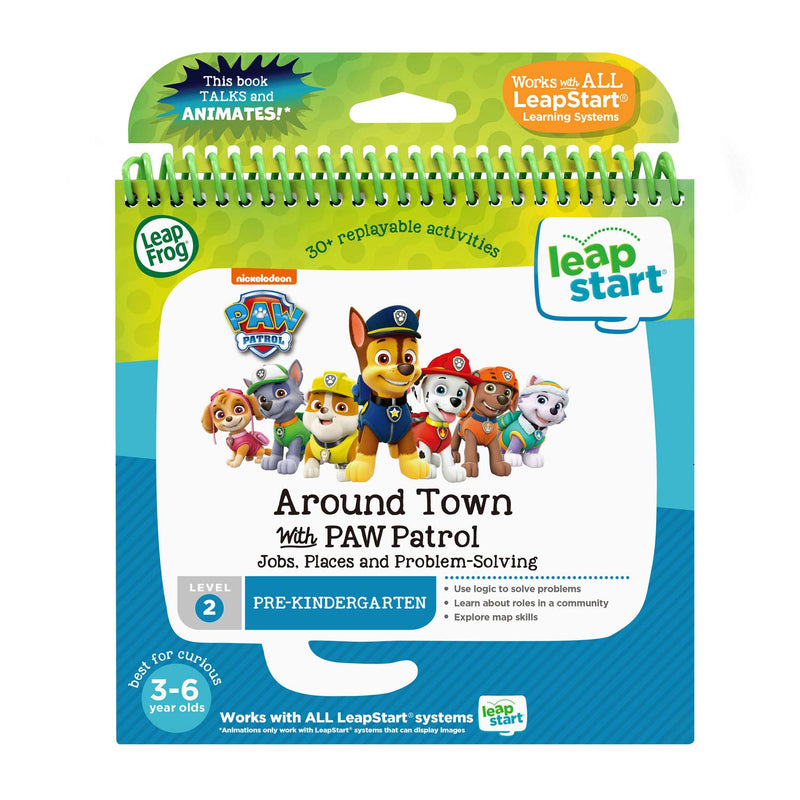 Leapfrog - LeapStartPre-K (Level 2) Around Town with Paw Patrol.Jobs, Places & Problem Solving Activity Book