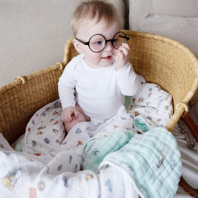 aden + anais - Muslin Blanket | Hogwarts Essentials - Neutral