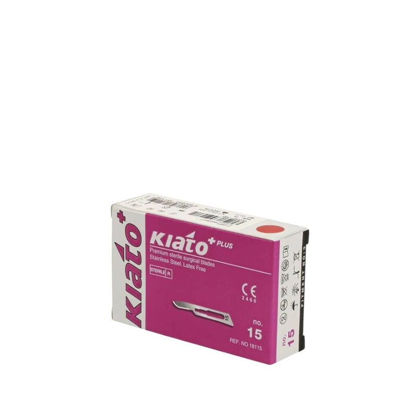 Kiato - No. 15 Scalpel Blades (100-Pack), for No. 3 Handle - product image