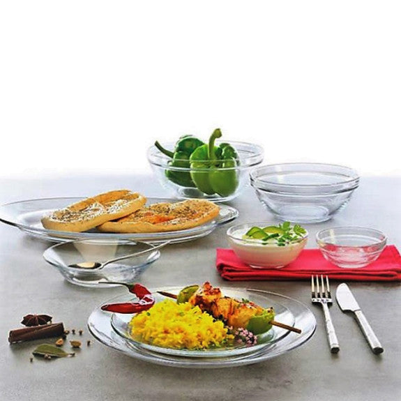 Duralex - Duralex Lys Calotte Plate 21 cm, Set of 6