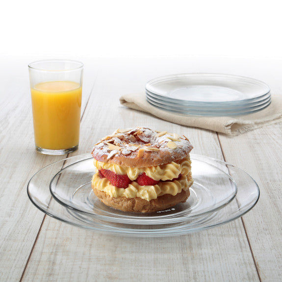 Duralex - Duralex Lys Dessert Plate 19cm, Set of 6