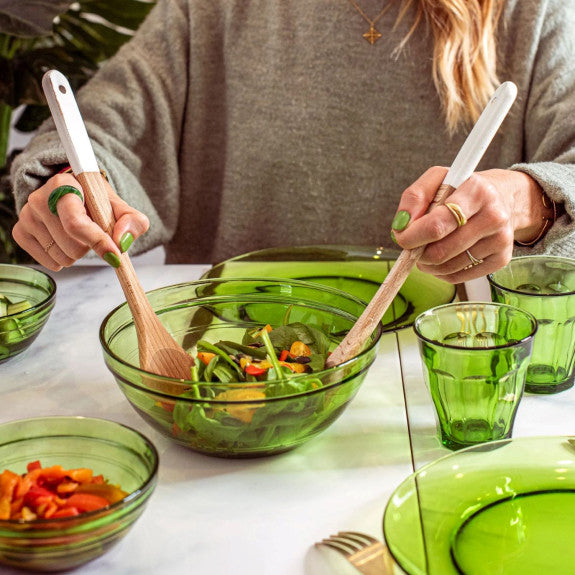 Duralex - Duralex Lys Green Stackable Bowl 14.5 cm, Set of 6