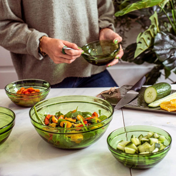 Duralex - Duralex Lys Green Stackable Bowl 17 cm, Set of 6