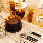 Duralex - Duralex Lys Amber Plate 19cm, Set of 6