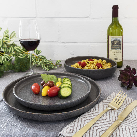 Mesa Ceramics - Mesa Ceramics Uno Natura Granite Stoneware Sauce Dish 14.5 cm