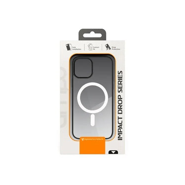 AMPD - iPhone 12 Case MagSafe TPU/Acrylic - Black Bumper