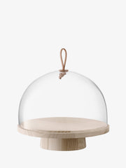 LSA - Ivalo - Dome with Ash Wood Stand | Ø28 cm / H23 cm - product view