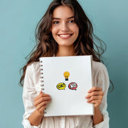 DIAMOND DOTZ - DOTZIES Stickers - Hmmm - Ok! - Light Globe - No! - Limolin 