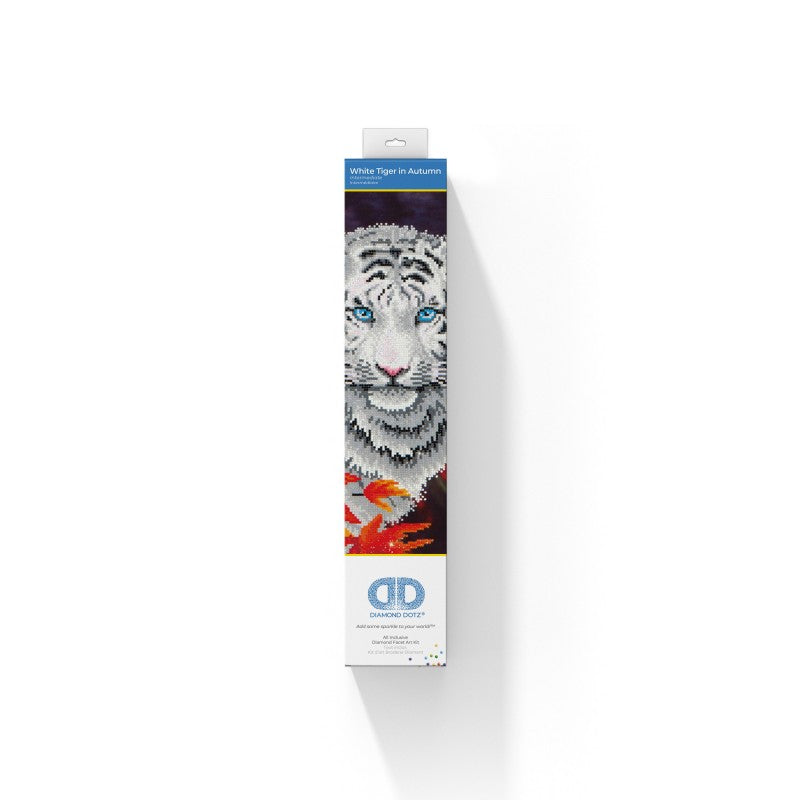 DIAMOND DOTZ - White Tiger in Autumn - Limolin 