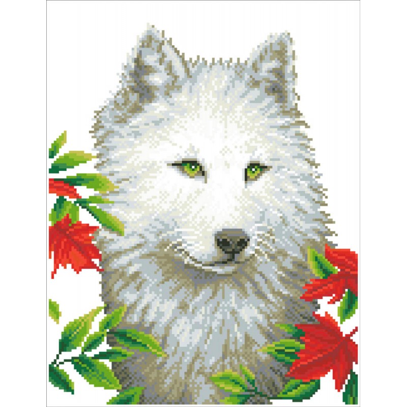 DIAMOND DOTZ - White Wolf - Limolin 