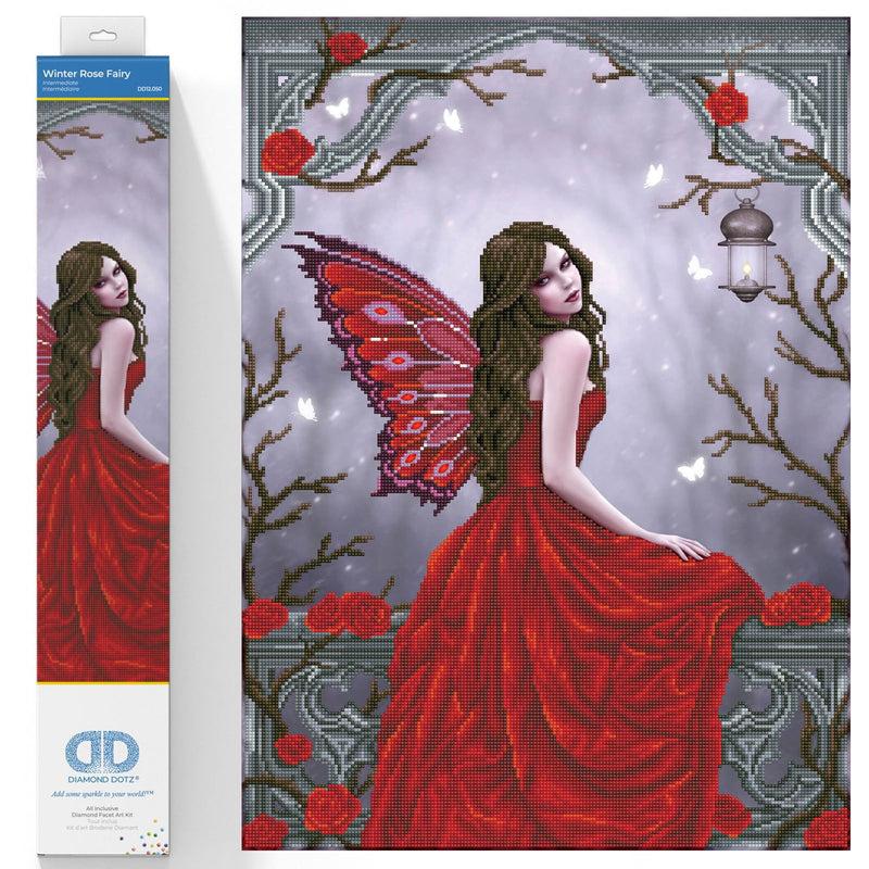DIAMOND DOTZ - Winter rose fairy - Limolin 