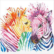 DIAMOND DOTZ - maRainbow Zebras - Limolin 