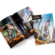 National Geographic - Empire State Building 3D Puzzle — reference booklet and landmark photo details.