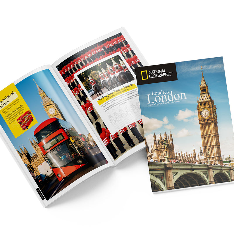National Geographic - Big Ben 3D Puzzle — reference booklet and landmark photo details.