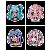 DOTZIES FLOCK - NEON ANIME GIRLS
