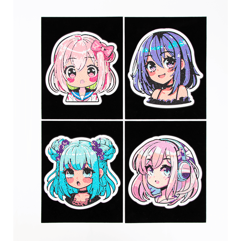 DOTZIES FLOCK - NEON ANIME GIRLS