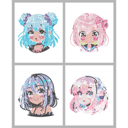 DOTZIES FLOCK - NEON ANIME GIRLS