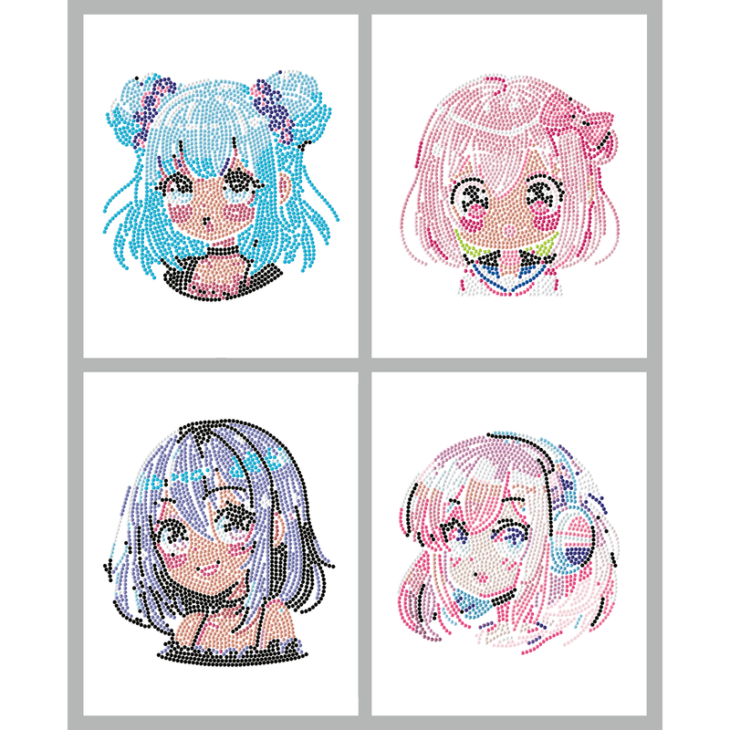 DOTZIES FLOCK - NEON ANIME GIRLS