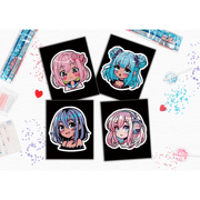 DOTZIES FLOCK - NEON ANIME GIRLS