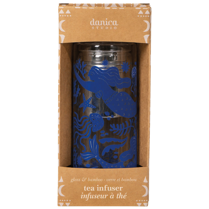 Danica Studio Siren Glass Tea Infuser Bottle