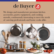 Debuyer - Choc, Frypan Round Non-Stick 28cm Red Handle - Limolin 