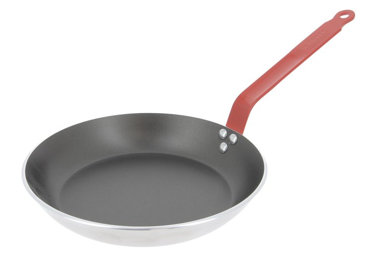 Debuyer - Choc, Frypan Round Non-Stick 32cm Red Handle - Limolin 