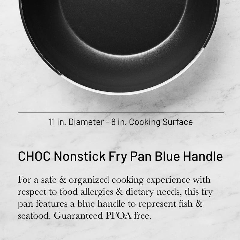 Debuyer - Choc, Frypan Round Non-stick 28cm Blue Handle - Limolin 