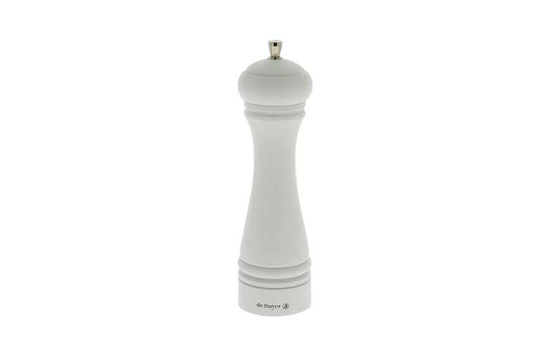 Debuyer - Pepper Mill,Steel Mechanism 21cm/8.27", Java, Matte White - Limolin 