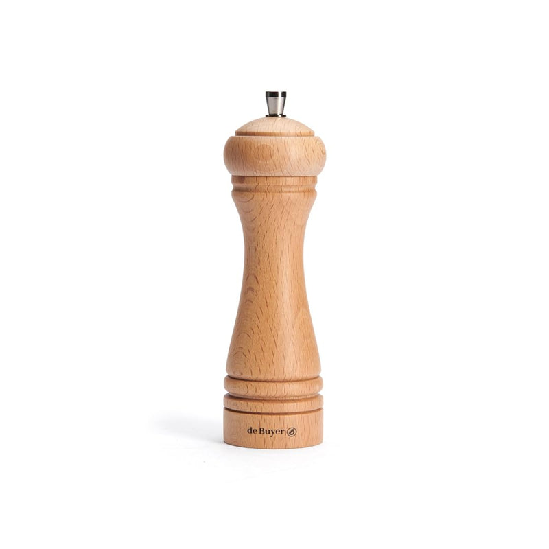 Debuyer - Salt Mill, SS Mechanism 18cm/7", Java, Natural - Limolin 
