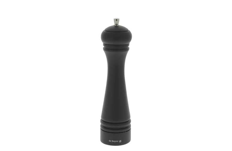 Debuyer - Salt Mill, SS Mechanism 25cm/9.84", Java, Matte Black - Limolin 