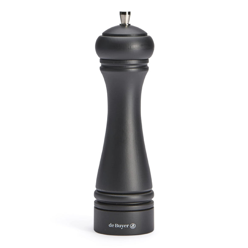 Debuyer - Salt Mill, SS Mechanism 25cm/9.84", Java, Matte Black - Limolin 