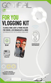 Digipower - Vlogging Kit FOR YOU Light/Holder/Clamp/BT Remote - Limolin 