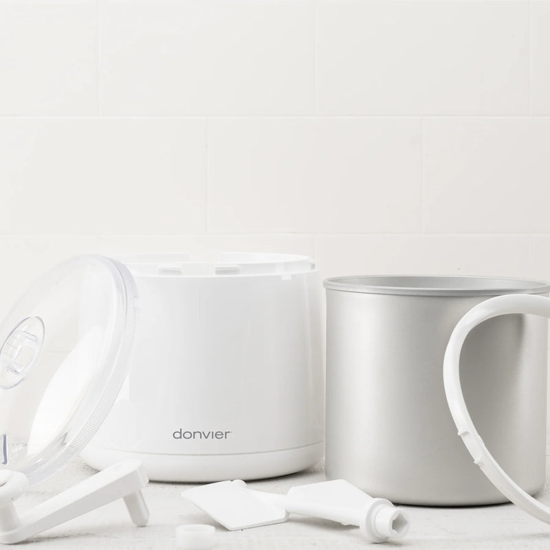 Donvier - Ice-Cream Maker 1qt/0.9L White - Limolin 