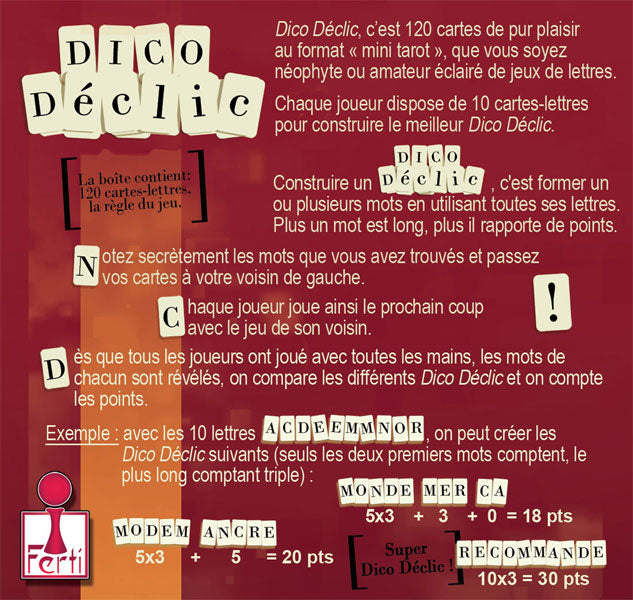 Dude Distribution - DICO DÉCLIC - Limolin 