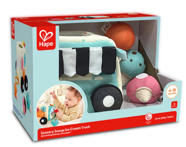 Hape - Sensory Scoop Ice Cream Truck