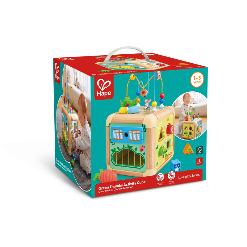Hape - Green Thumbs Activity Cube