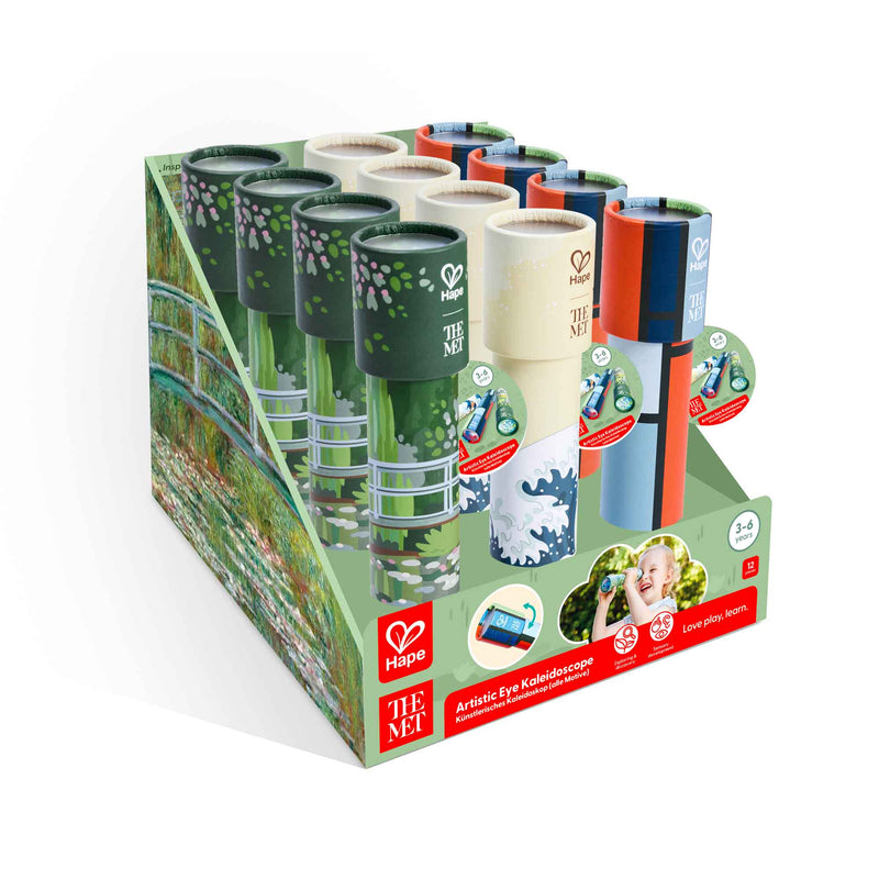 Hape - Kaléidoscope Œil Artistique MET (Présentoir de 12 pièces)