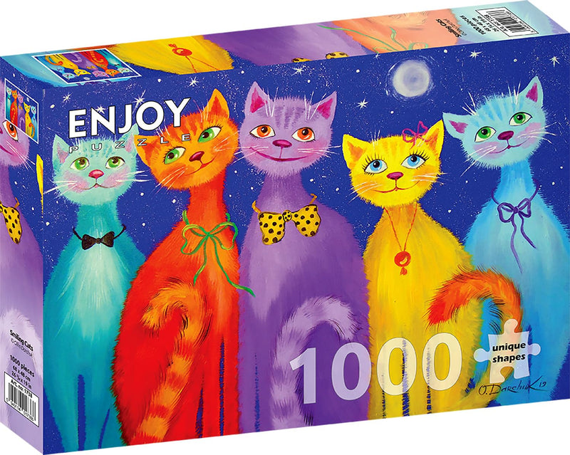 ENJOY - Smiling Cats (1000-Piece Puzzle) - Limolin 