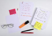 EXACOMPTA - PK 100 EXA RECORD CARDS 75/125 SQ WHITE - WHITE - Limolin 