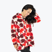 LUG - Echo Sherpa Zipper Cardigan - M / MAPLES CREAM - colour view