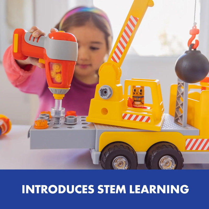 Educational Insights - Design & Drill Bolt Buddies Crane - Limolin 
